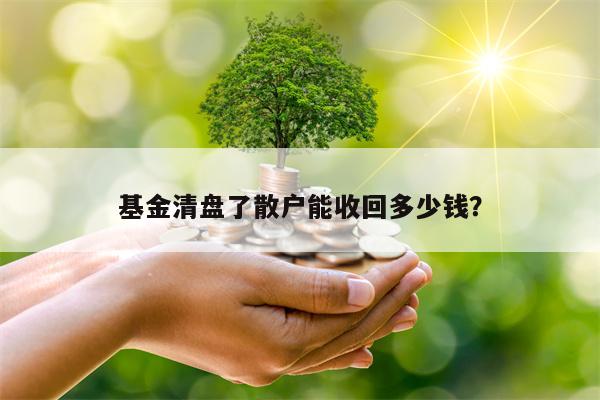 基金清盘了散户能收回多少钱？