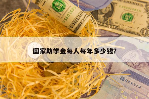 国家助学金每人每年多少钱？