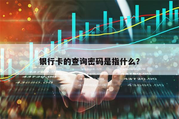 银行卡的查询密码是指什么？