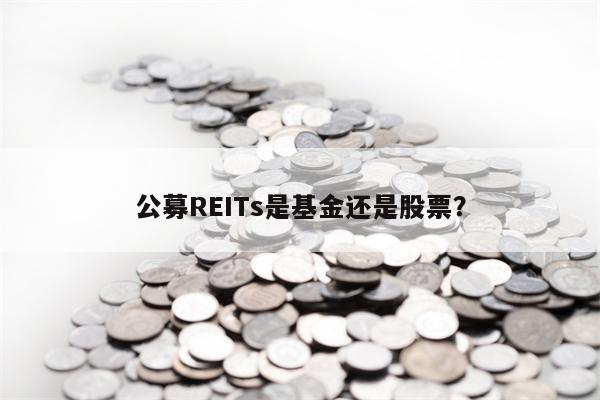 公募REITs是基金还是股票？