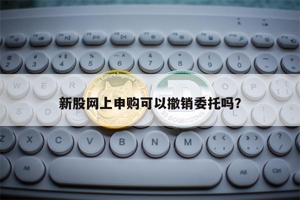 新股网上申购可以撤销委托吗？