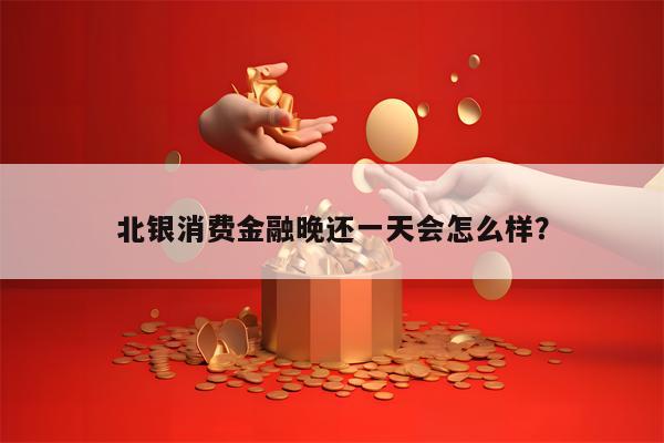 北银消费金融晚还一天会怎么样？