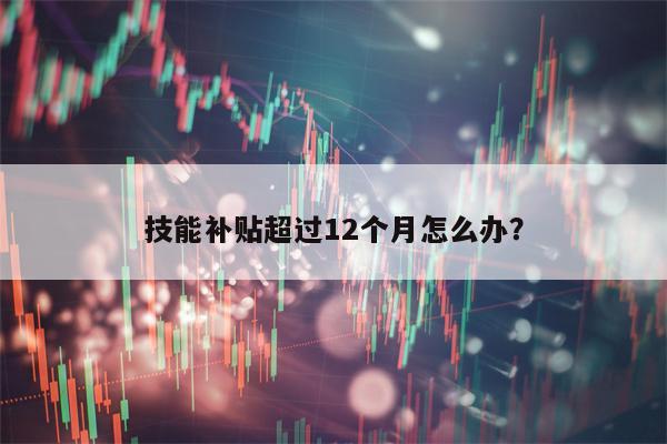 技能补贴超过12个月怎么办？