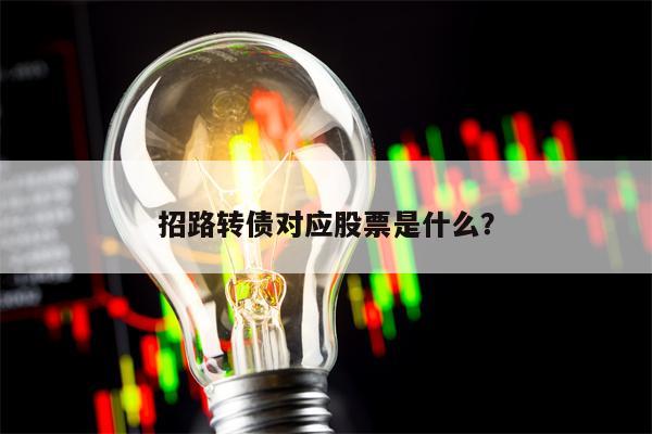 招路转债对应股票是什么？