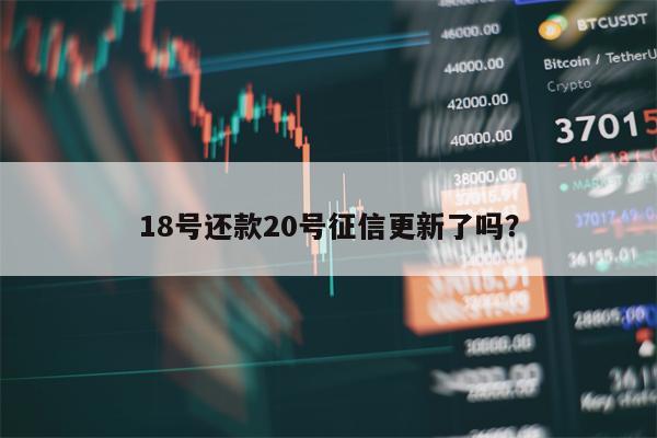 18号还款20号征信更新了吗？