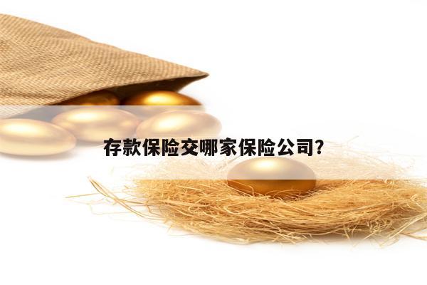 存款保险交哪家保险公司？