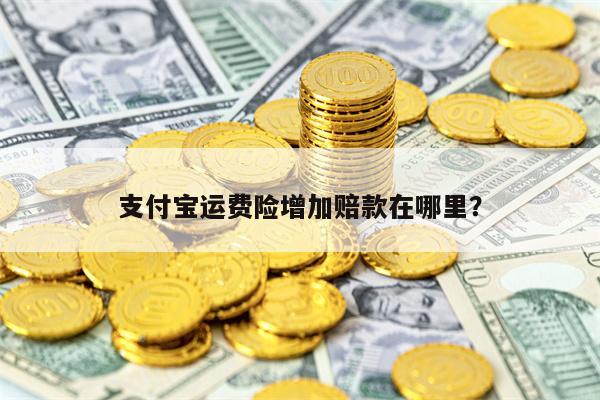 支付宝运费险增加赔款在哪里？